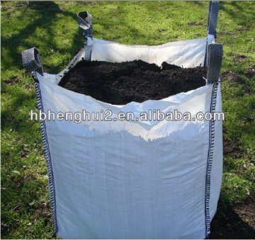 jumbo bag big bag ton bag waterproof with 100% new pp for coal sand cement