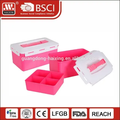 China manufacturer Useful Plastic Small Tool Storage Box With Layers