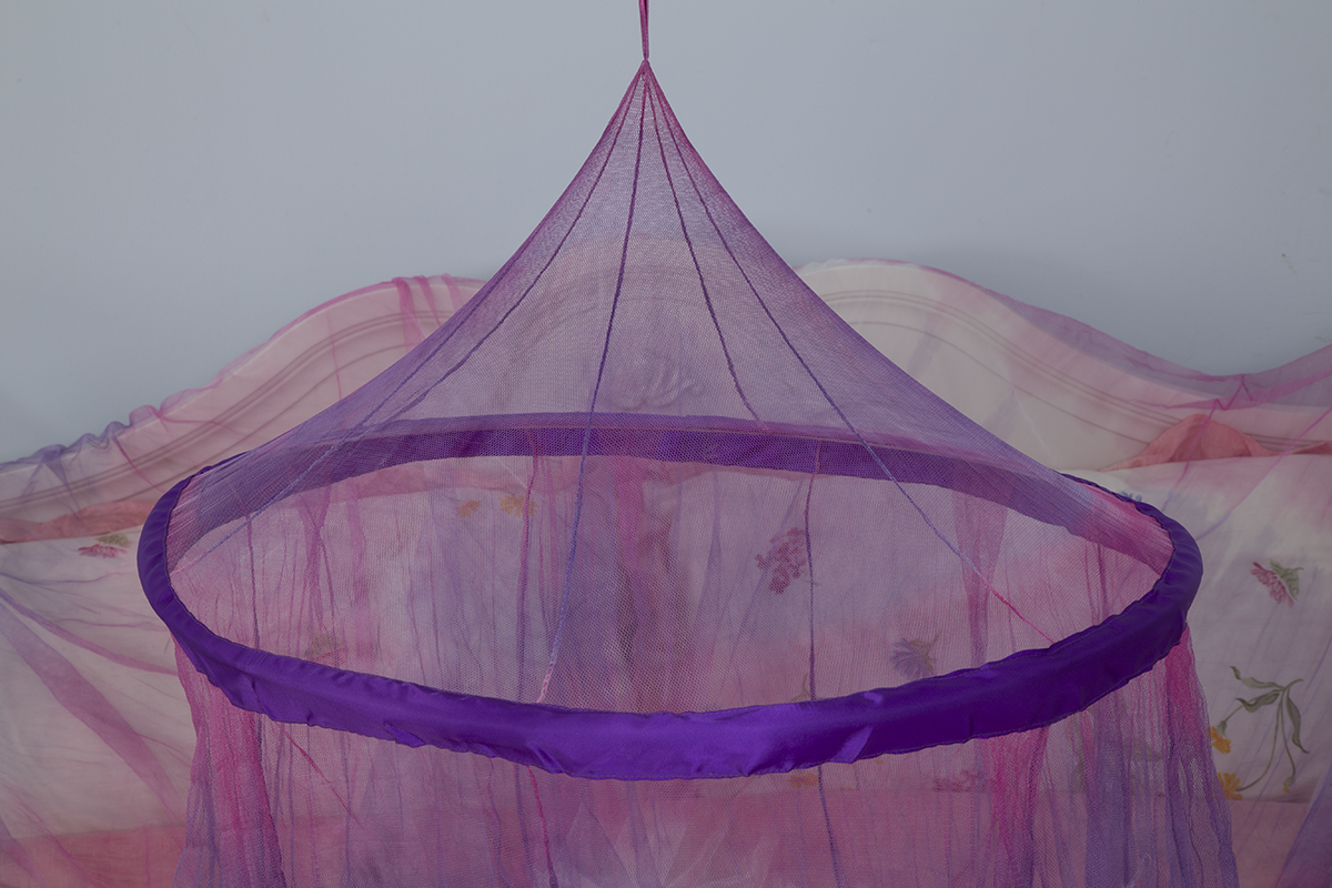 Mosquito Net Tie Dye Style Crown Bed Canopy