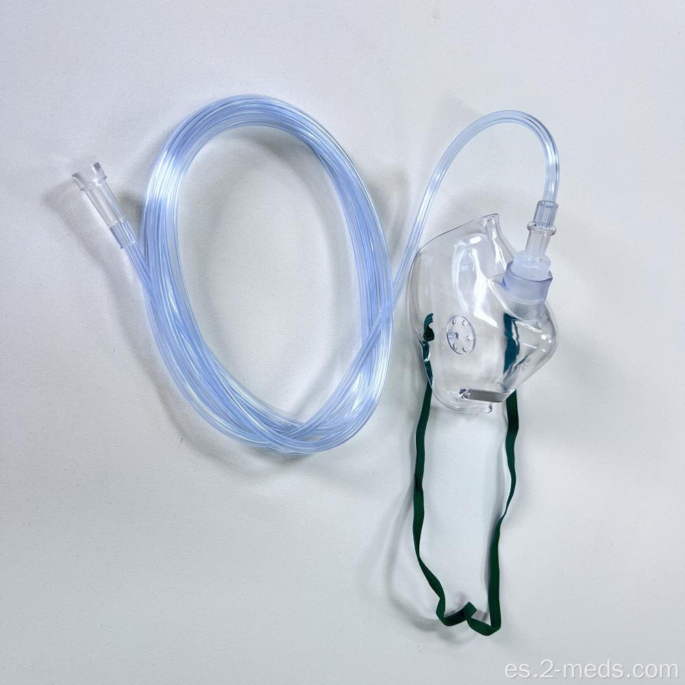 Máscara de oxígeno de PVC desechable