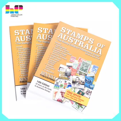 softcover perfect binding catalog printing in Jinhao