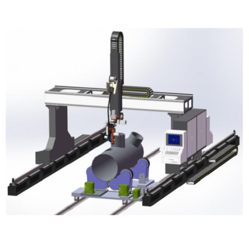 Robot de soldadura pórtico de línea de intersección