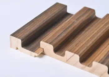 MDF wood fluted wall panels decorative wood alternative