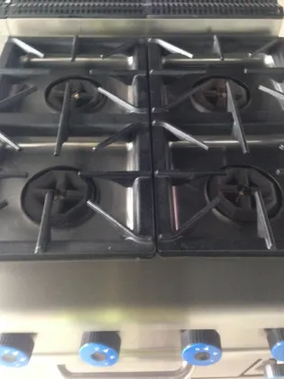 Luxury Western Kitchen Equipment Gas Burner Cooker with Cabinet