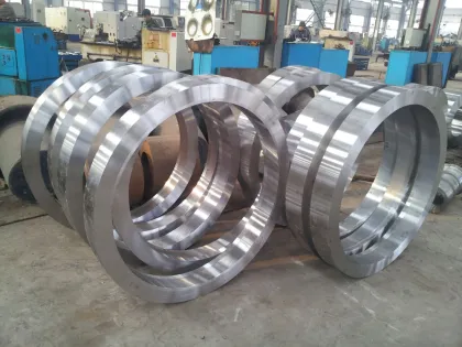 Forged wind power gear ring
