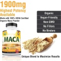 OEM/ODM Men Sex Power Vegan Black Maca Capsules