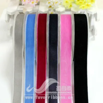 single-face velvet ribbon