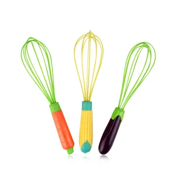 Customized Colorful Silicone Egg Whisk and Cream Mixer