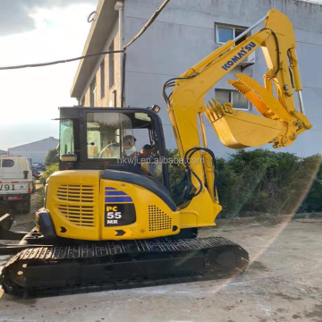 Χρησιμοποιήθηκε Komatsu PC55 Υδράδας Εσφαλητής Crawler - Μηχανή κατασκευής 5,5 τόνων σε καλή κατάσταση