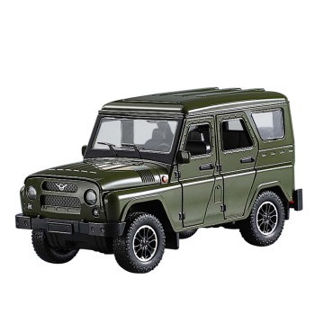 1/18 Scale Russian UAZ Hunter Alloy Model Car - Detailed Diecast Toy Vehicle for Collectors