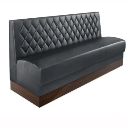 Mexican Restaurant with Tufted Leather Booth Seating