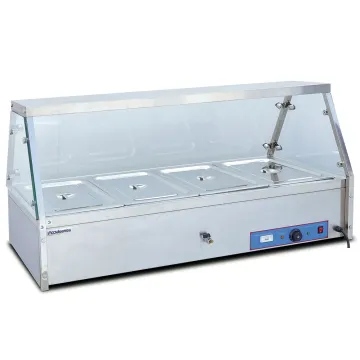 Table Counter Top 4 Bain Marie Stainless Steel Electric Food Warmer
