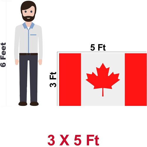 Wholesale Silk Printing Polyester Canada Banner 3X5