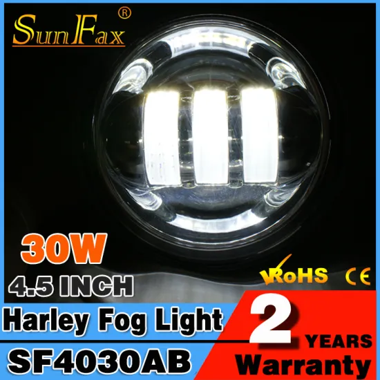 Factocy price! 4.5" led motorcycle headlihgt, Round motorcycle headlight fog light for harley