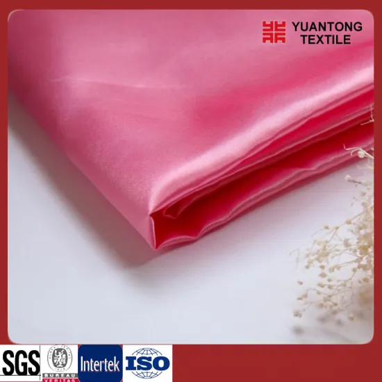 Factory Direct Sale 100% Polyester Satin Fabric