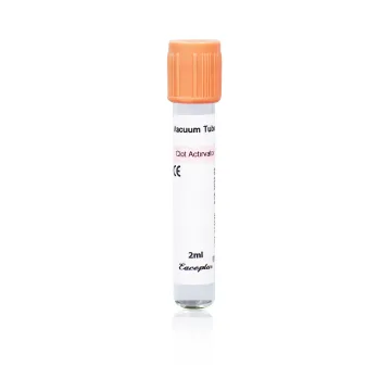 Vacuum blood collection vessel serum tube with CE