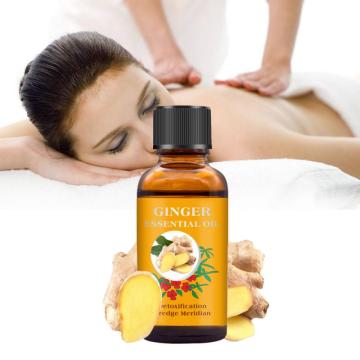 High-purity Ginger Oil Essential Oils Body Massage Oil Dampness Therapy Relieve Pain Anti-aging Lymphatic Detoxification TSLM1