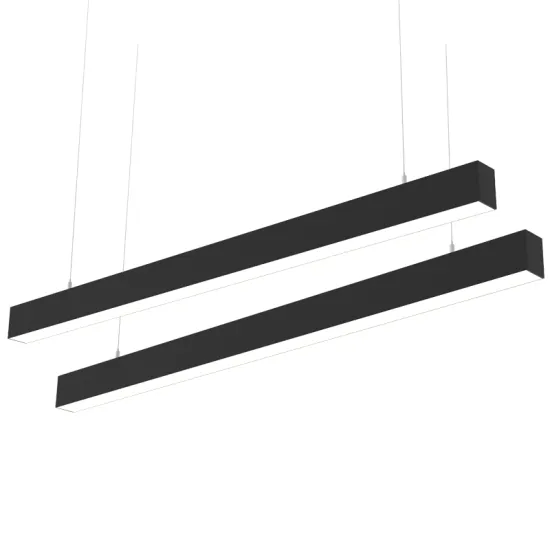 1.2m Hanging Panel Linear LED Ceiling Light for Restaurants, Hotels, and Malls