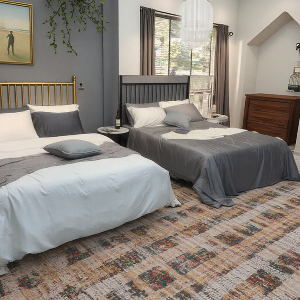 Organic 300TC Bamboo Bed Sheets Simple Style Woven Linen Filled Queen King and Twin Sizes Wholesale Bed Linen for Home Use