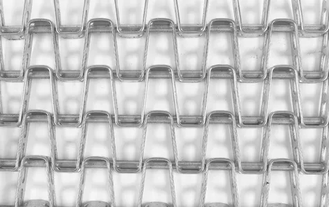 Stainless Steel Flat Wire Link Belt