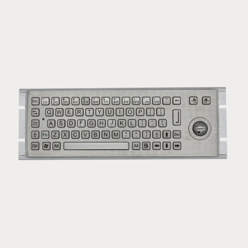 Индустриална метална клавиатура с тракбол за павилиони