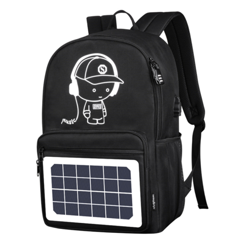 Anti-Theft Logo Luminous Luminous Ransel Anti-Theft