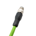 4 pin D-code M12 connector male profinet cable