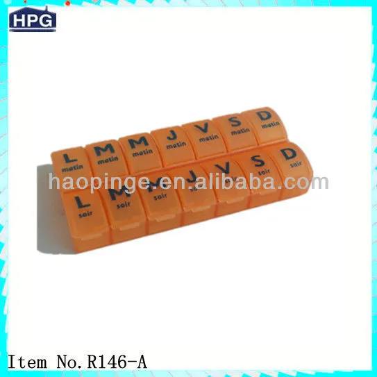 14 Day Plastic Pill Box
