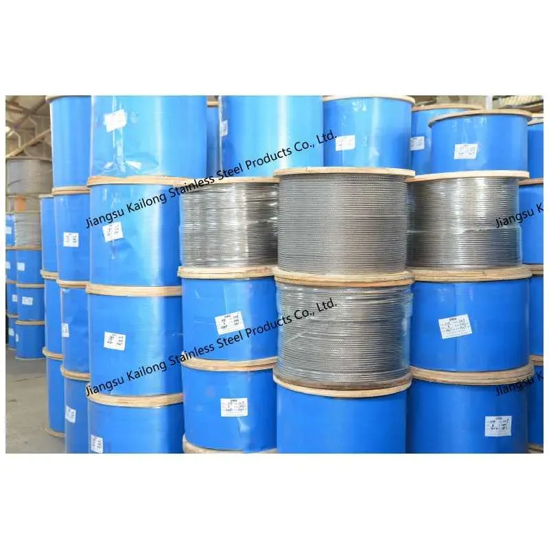 304 Stainless Steel Wire Rope for Lifting and Slings