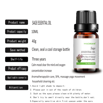 Water Soluble Sage Essential Oil For Aroma Diffuser