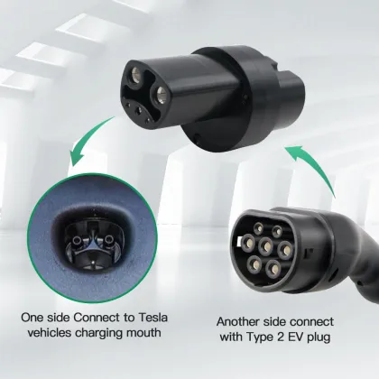 Electric Car Charging: Type 2 DC Adapter and Tesla Charger Adapter