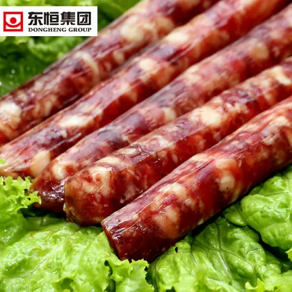 Garlic-flavored sausage, sweet-flavored sausage