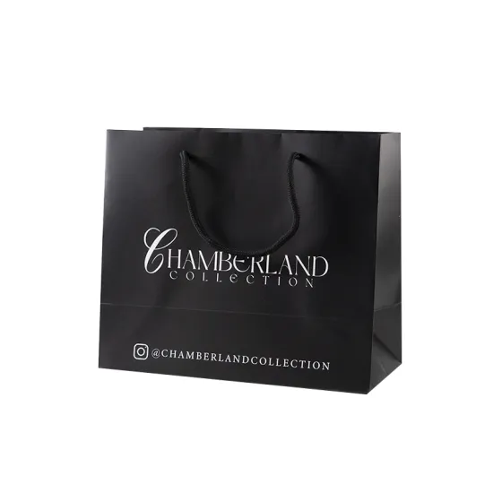 Customizable Luxury Recyclable Paper Bags with Your Logo