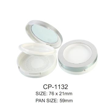 Empty Plastic Cosmetic Compact Container CP-1132