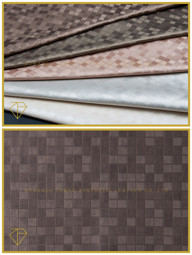 Upholstery Leather for TV Backing Wall Decoration (Semi-PU)