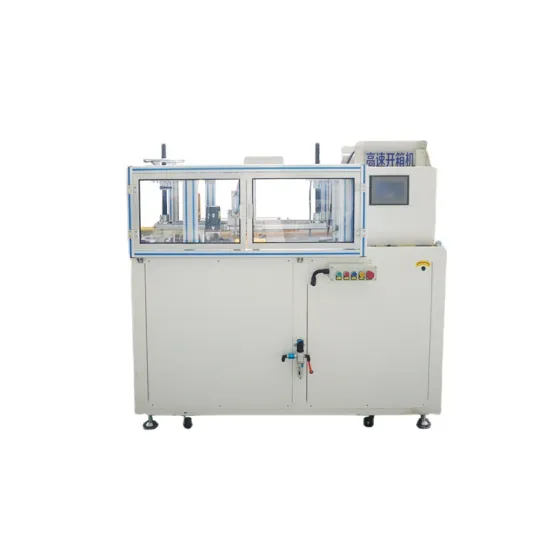High Speed Horizontal Unpacking Machine: Folding, Sealing, and Box Making