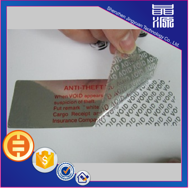 Custom Security Hologram Tamper Proof VOID Label