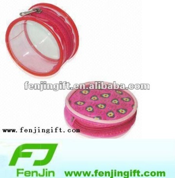 zipper coin purse, plastic coin purse