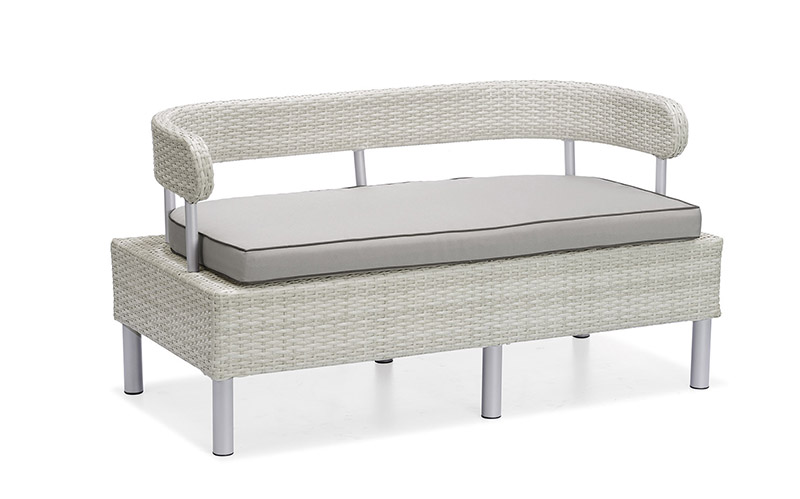 Polyester Rattan Patio Mèb Loveseats