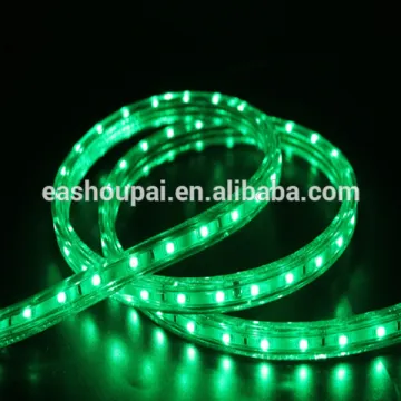 Flat green led bar party decoration Rope strip lights with 4 line 90led/M