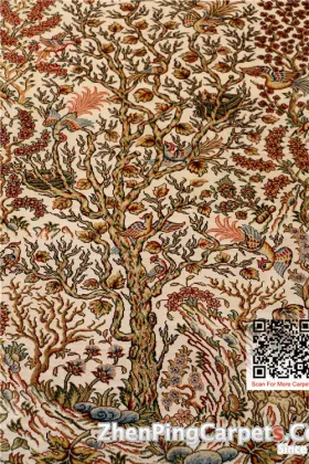 260L silk carpet zhenping carpet handmade oriental rug