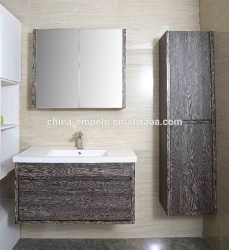 European modern design wood MDF Ply wood wall mounted bathroom vanity EC808-9