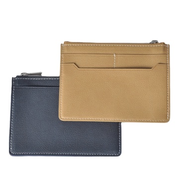 Personalized Embossed PU Leather Business Card Holder for Men and Women