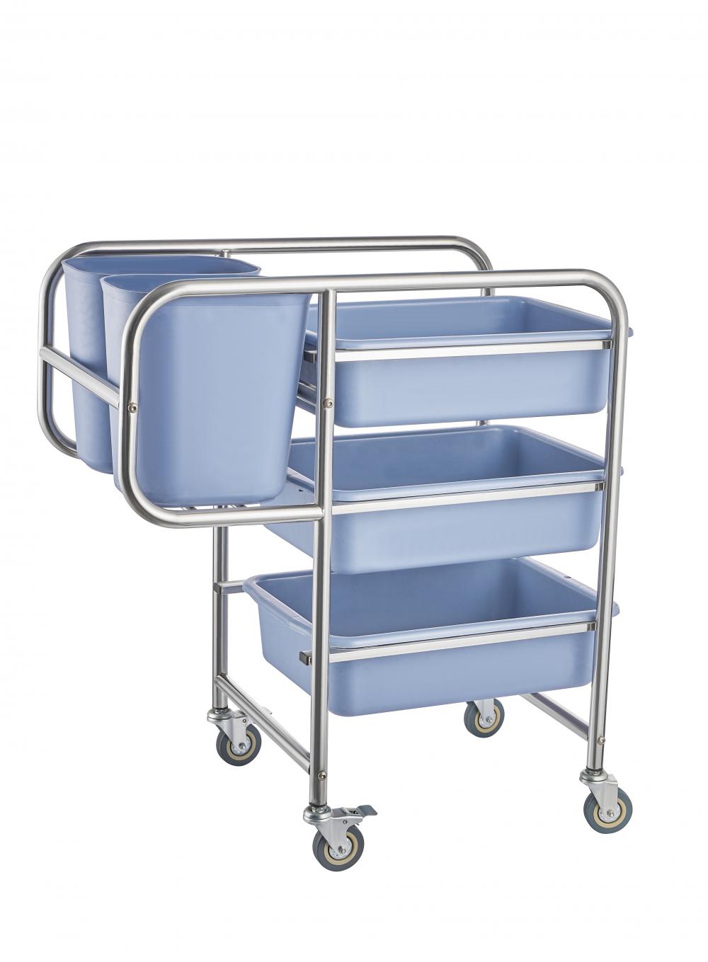 Stainless steel trolley
