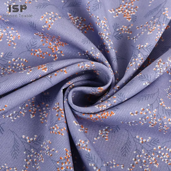 Stocklot Material Textile Printed Rayon Big Twill Fabric