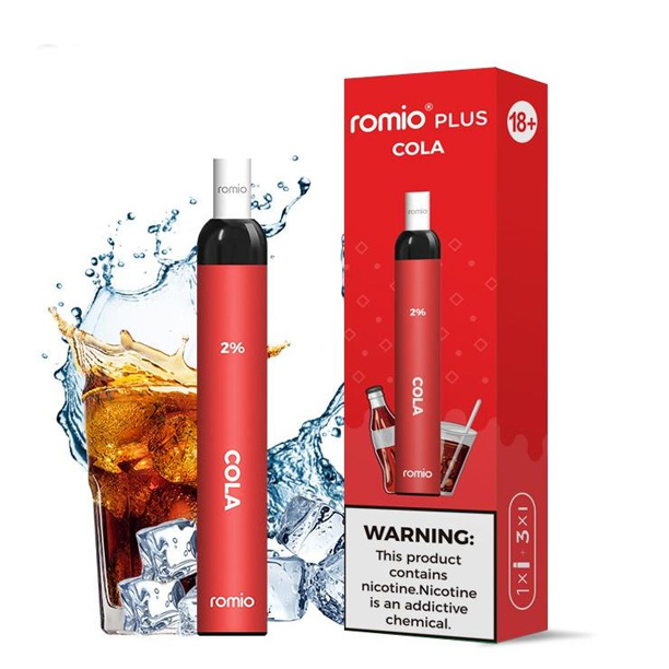 Romio cộng với thiết bị vape dùng một lần với hương vị trái cây