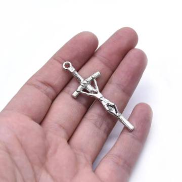 Brave Light Fashion Alloy Saint Benedict Crucifix Rosary Centerpiece - 4.8*2cm