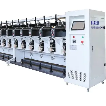 2024 Top Selling BL-828A High-Speed Winding Machine with 48 Spindles: Fully Automated Cone to Cone Electronic Winding Solution