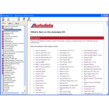 Autodata V3.45 Software Car Transmission