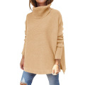 Women's oversize turtleneck sweater